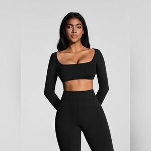BetterMe Square Neck Crop Top